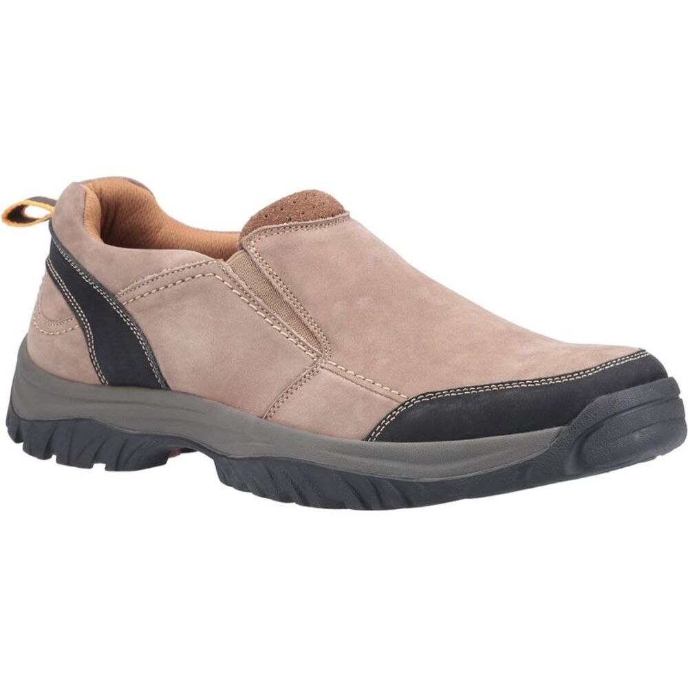 Cotswold Mens Boxwell Nubuck Leather Hiking Shoe / Tan